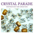 Preciosa Pointy Back Octagon - Clear