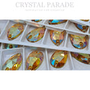 Zodiac Crystal Peardrop Sew on Stone - Crystal Sun