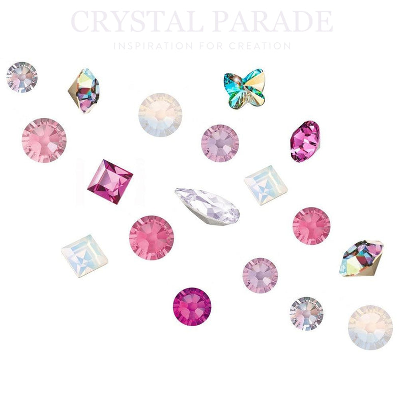 Preciosa 3D Crystal Mix Pack of 100 - Cute Mood