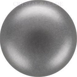 Preciosa Round Pearl Dark Grey