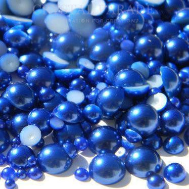 Zodiac Flatback Pearls - Sapphire (P12)