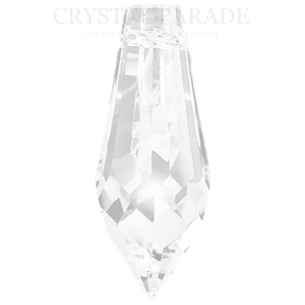 Drop Chandelier Crystals - Dove Grey