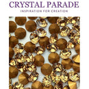 Swarovski 1012 Pointy Back Round Chaton Pack of 100 - Light Peach