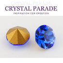 Swarovski 1012 Pointy Back Round Chaton Pack of 100 - Sapphire