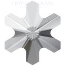 Zodiac Crystal Snowflake Shape 5mm Crystal - Pack of 20