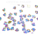 Limited Edition - Zodiac Crystal Fan Shape 6mm AB - Pack of 18