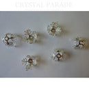 Silver Plated Filigree Bead Caps 15mm Leaf Shape - Pack of 144
