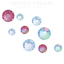 Preciosa SS16 (4mm) No Hot Fix Crystals - Pack of 100 Frozen Mix