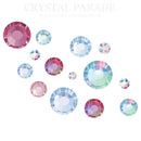 Preciosa No Hot Fix Crystals Mixed Sizes - Pack of 200 Frozen Mix Including Zodiac Shapes