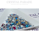 Preciosa No Hot Fix Crystals Mixed Sizes - Pack of 200 Frozen Mix Including Zodiac Shapes