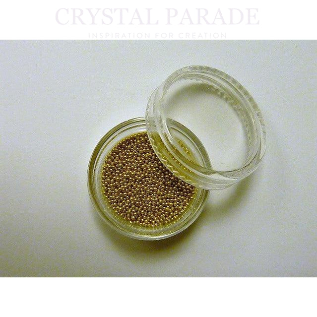 Mini Caviar Beads 5g in handy storage pot - Gold