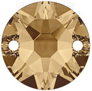 Zodiac Crystal Xirius Sew on Stone - Golden Shadow