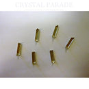 Silver Metallic Alphabet Rivet Stud 1 Piece - I