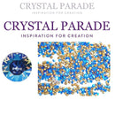 Preciosa Vintage Pointy Back Chaton. Sapphire AB. SS18 (4.2mm). Pack of 100 pieces.