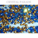 Preciosa Vintage Pointy Back Chaton. Sapphire AB. SS18 (4.2mm). Pack of 100 pieces.