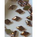 Zodiac Diamond Shape 5mm x 3mm Pink Champagne Pack of 20