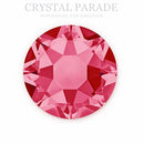 Swarovski 1088 Pointy Back Round Chaton Various Sizes - Indian Pink