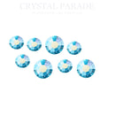 Preciosa No Hot Fix Crystals Mixed Sizes - Pack of 200 Indicolite AB
