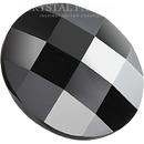 Preciosa No Hotfix Round Chessboard Jet 14mm - Pack of 144