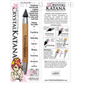 Crystal Katana with FREE bag of crystals