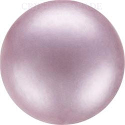 Preciosa Round Half Drilled Pearl - Lavender