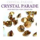 Swarovski 1100 Pointy Back Round Chaton Various Sizes - Light Colorado Topaz