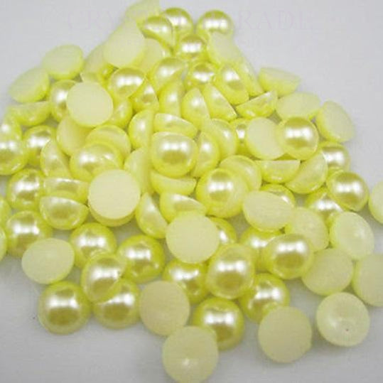 Zodiac Flatback Pearls - Jonquil (P04)