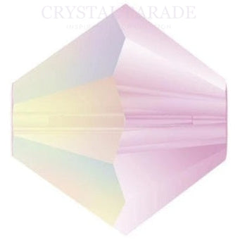 Preciosa Bicone Bead Light Amethyst AB Matte