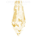 Drop Chandelier Crystals - Light Brown