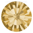 Preciosa Maxima Pointy Back Chaton - Light Colorado Topaz Unfoiled