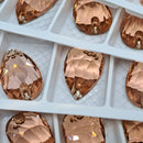 Limited Edition - Zodiac Crystal Peardrop Sew on Stone - Light Peach