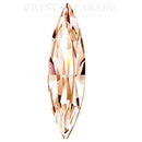 Preciosa Fancy Slim Navette - Light Peach