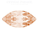 Preciosa Fancy Navette Maxima - Light Peach
