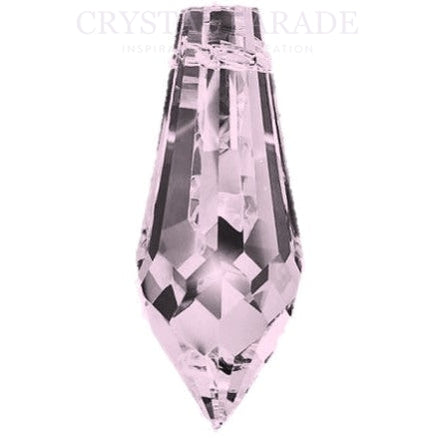 Drop Chandelier Crystals - Light Pink