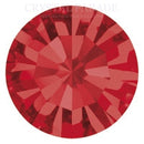 Preciosa Maxima Pointy Back Chaton - Light Siam Unfoiled