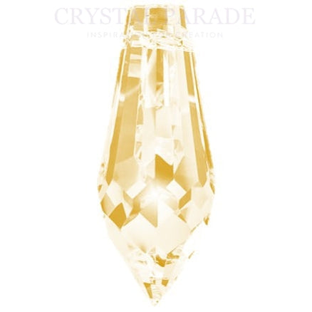 Drop Chandelier Crystals - Light Tawny