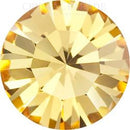 Preciosa Maxima Foiled Pointy Back Chaton - SS39 (8mm) - Light Topaz