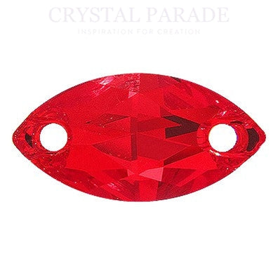 Zodiac Crystal Navette Sew on Stone - Light Siam