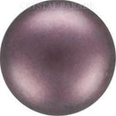 Preciosa Round Pearl Light Burgundy