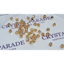 Preciosa Bicone Bead Light Colorado Topaz Glitter