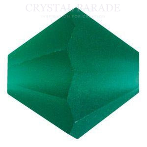 Preciosa Bicone Bead Emerald Matte