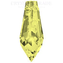 Drop Chandelier Crystals - Medium Yellow
