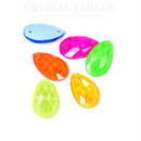 Limited Edition - Zodiac Crystal Peardrop Sew on Stone - Neon Green