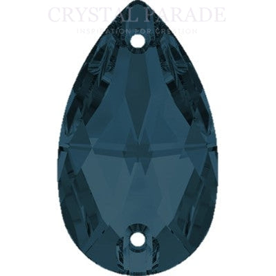 DISCONTINUED - Zodiac Crystal Peardrop Sew on Stone - Montana