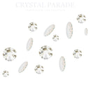 Preciosa Cabochon Mix Pack of 100 - Moonshine