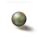 Preciosa Round Pearl Pearlescent Khaki