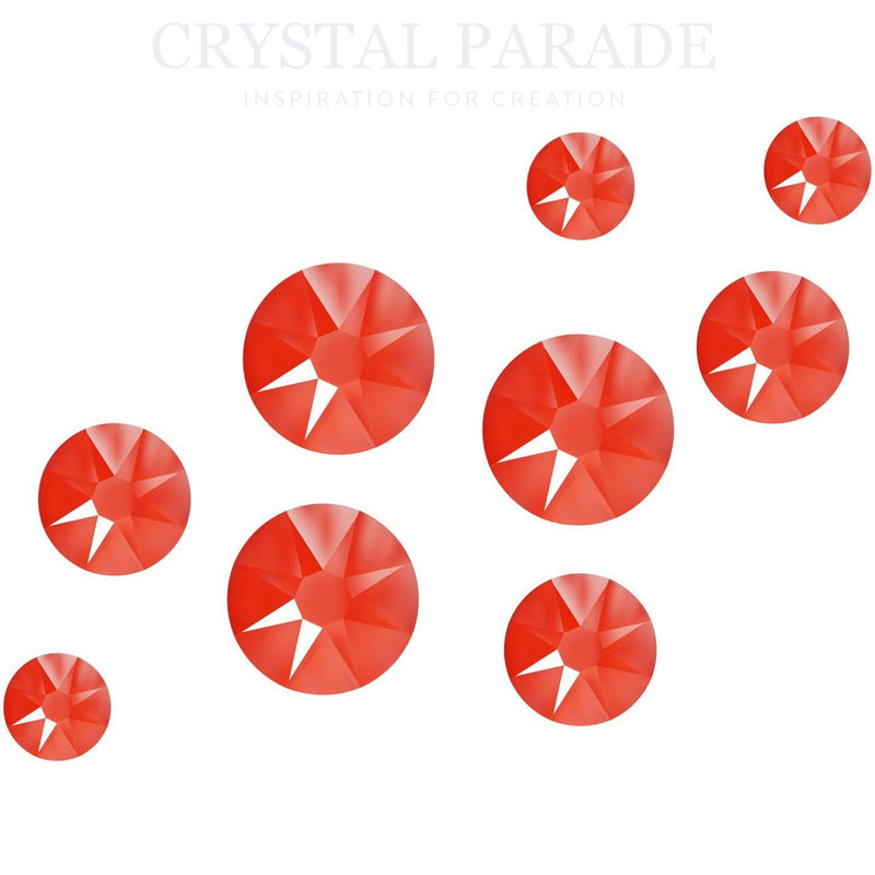 Zodiac Crystal Neon Orange Mixed sizes Pack of 100