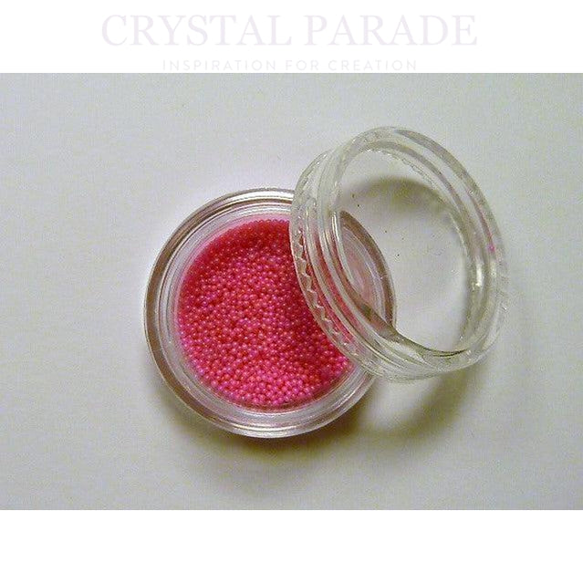 Mini Caviar Beads 5g in handy storage pot - Neon Pink