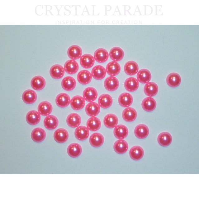 Zodiac Flatback Pearls - Hot Pink/ Rose (P08)