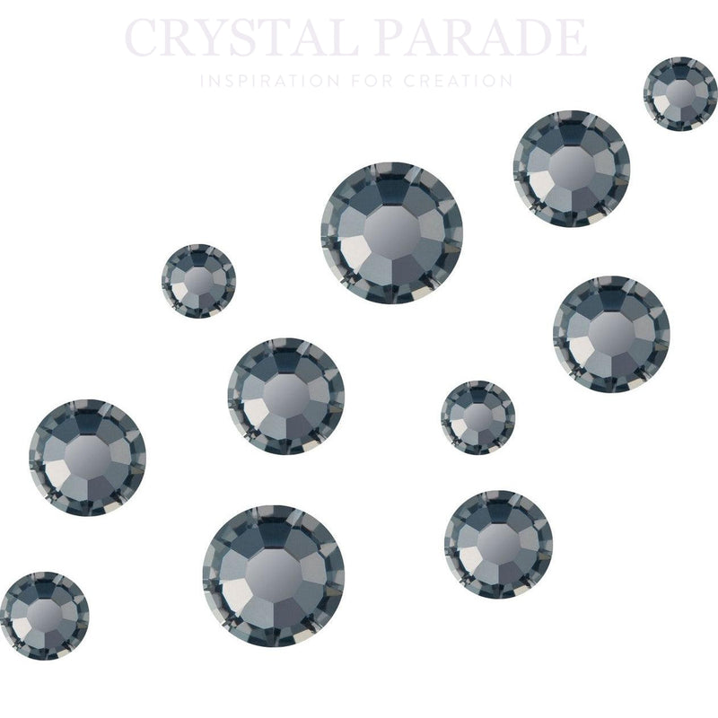 Preciosa No Hot Fix Crystals Mixed Sizes - Pack of 200 Nightfall